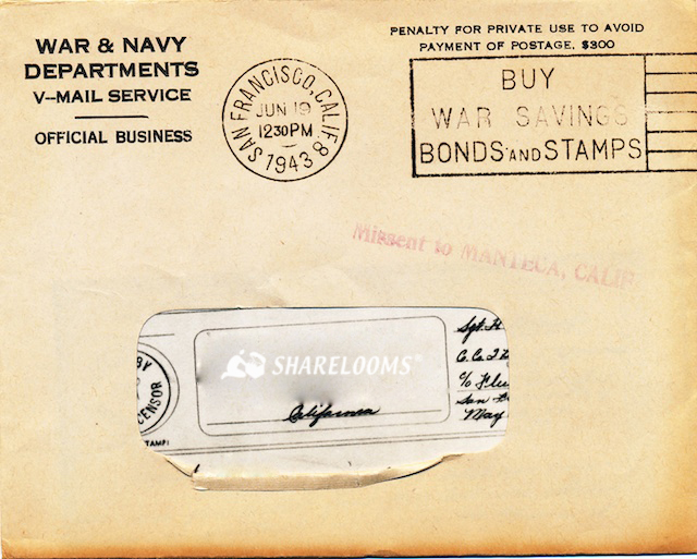 V-Mail Envelope from World War II